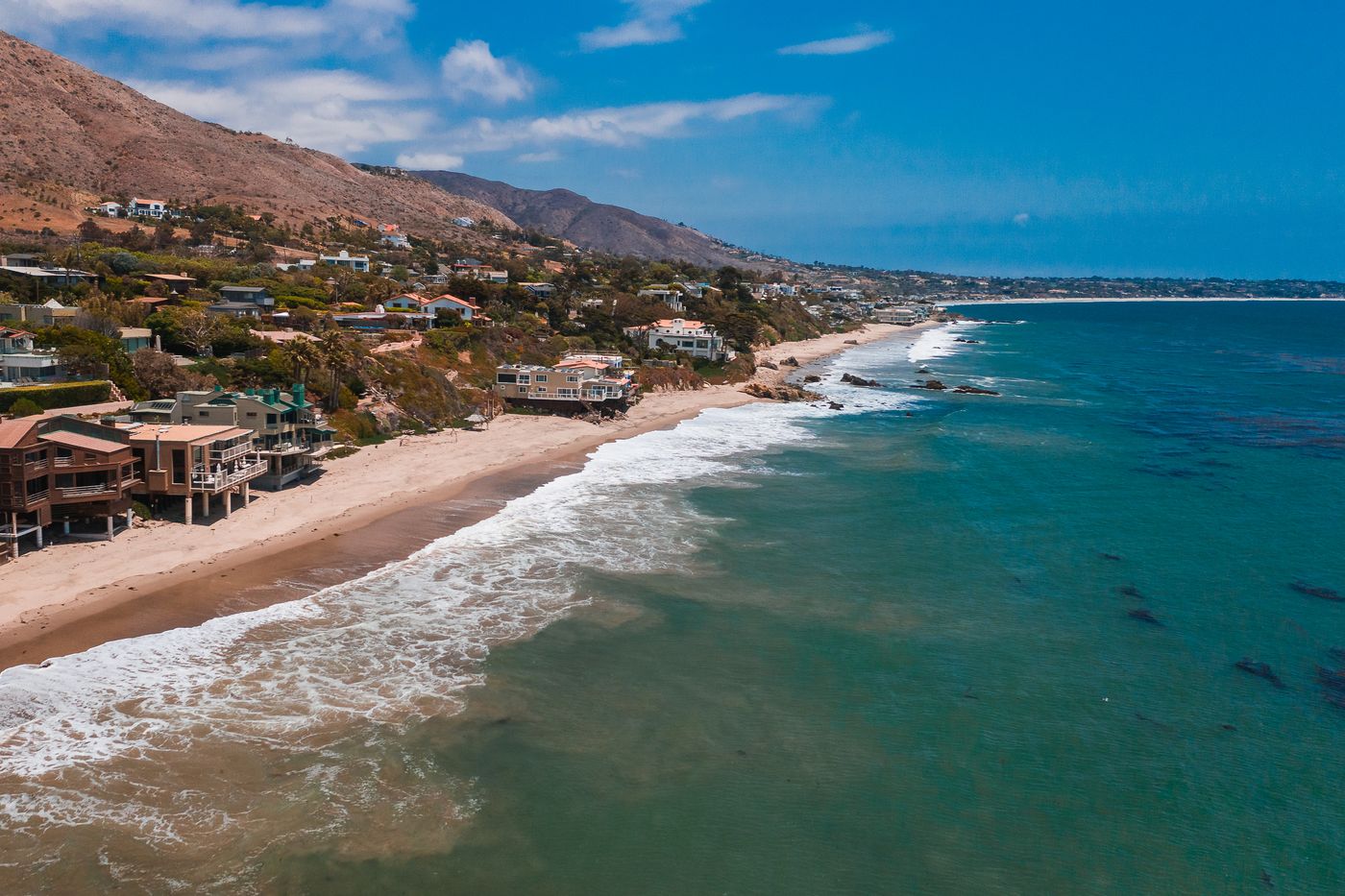 An aerial view of the South Orange County coastline near Dana Point served by a local exterminator